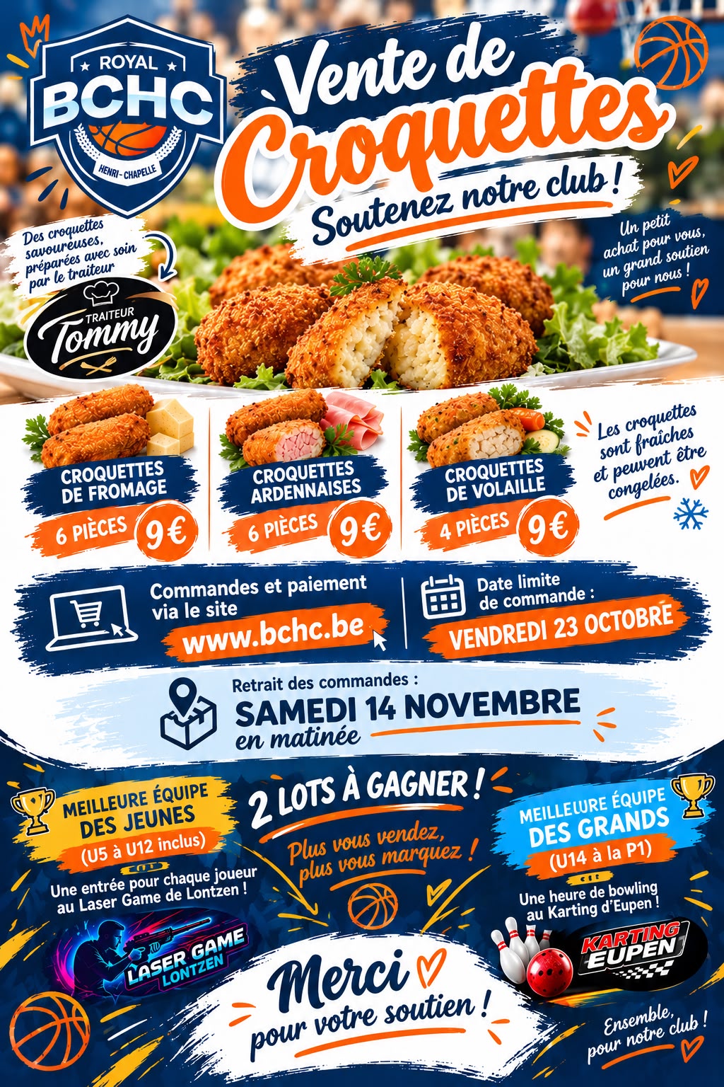 Vente de croquettes 2026